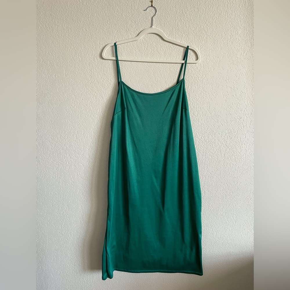 Evergreen Slip Dress